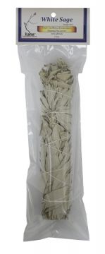 White Sage Smudge Stick 9",  Kairos Packaged (6 Pack)