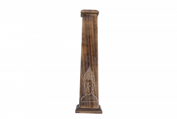 Wood Incense Tower - Buddha, Each