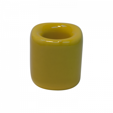 Yellow Ceramic Chime Candle Holder 1/2", Pack of 5